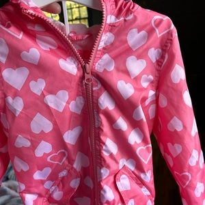 Toddler Girls Rain Jacket 5T